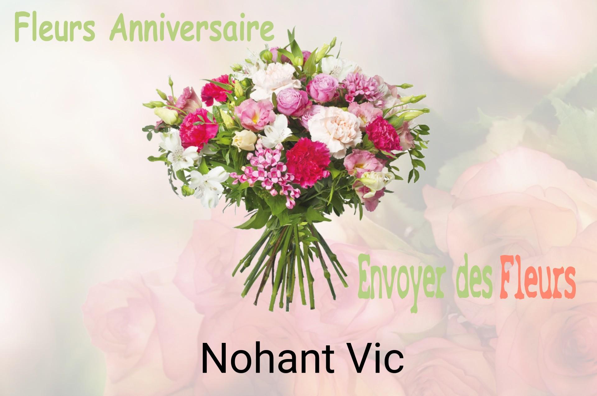 Bouquet de fleurs d’anniversaire livré à Nohant-Vic