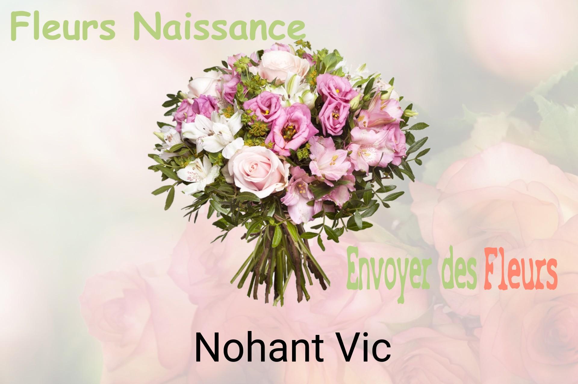 Bouquet de fleurs de naissance livré à Nohant-Vic